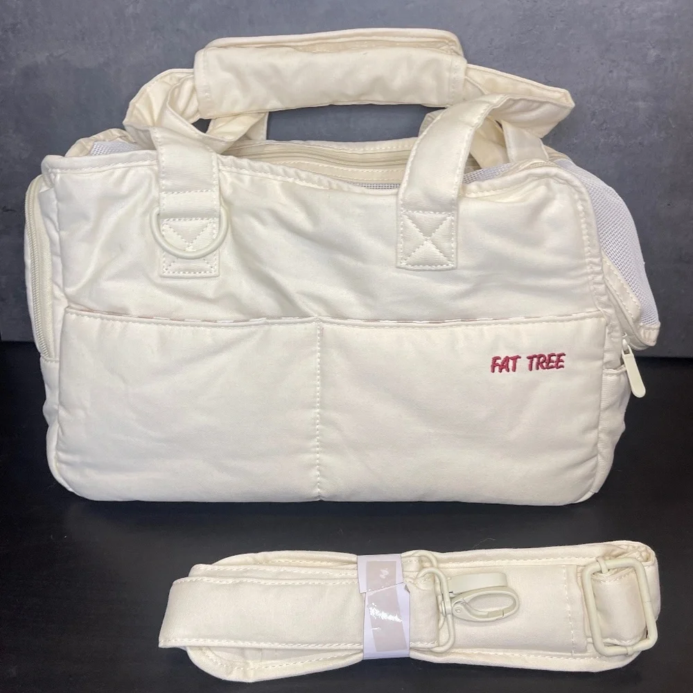 Small Dog Carrier Bag with Pockets Soft Sided Collapsible Puppy Travel Carrier